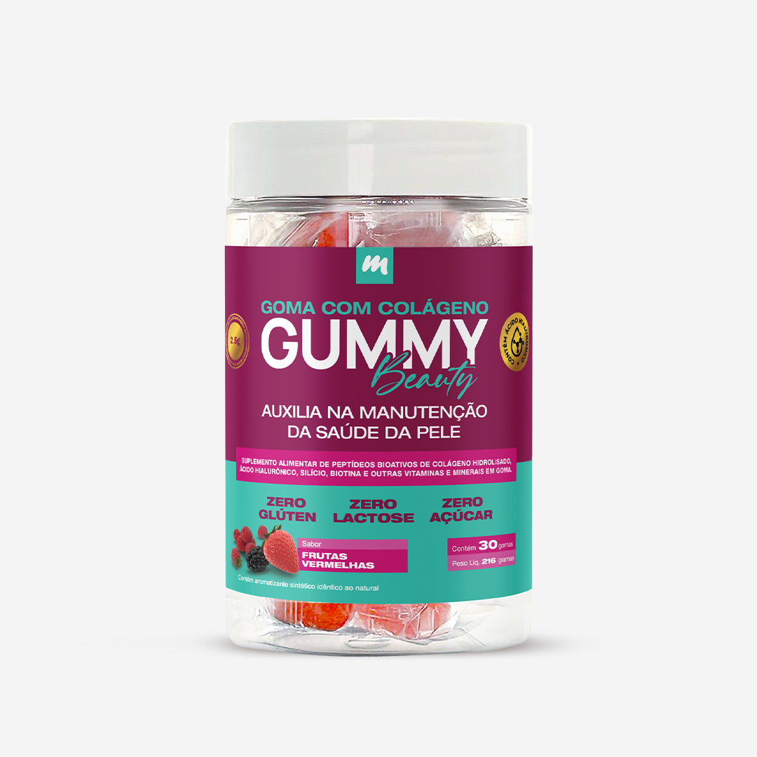 Gummy Beauty - 30 Gomas de Frutas Vermelhas | Medfórmula