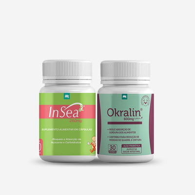 Kit Controle de gordura e carboidratos: Okralin + InSea2 | Medfórmula