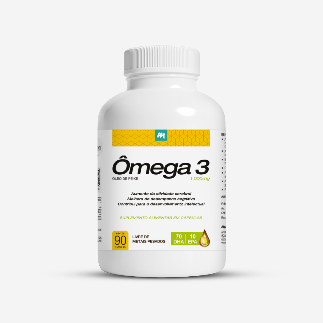 Ômega 3 Concentrado 70DHA/10EPA (1000mg) - 90 Cápsulas | Medfórmula