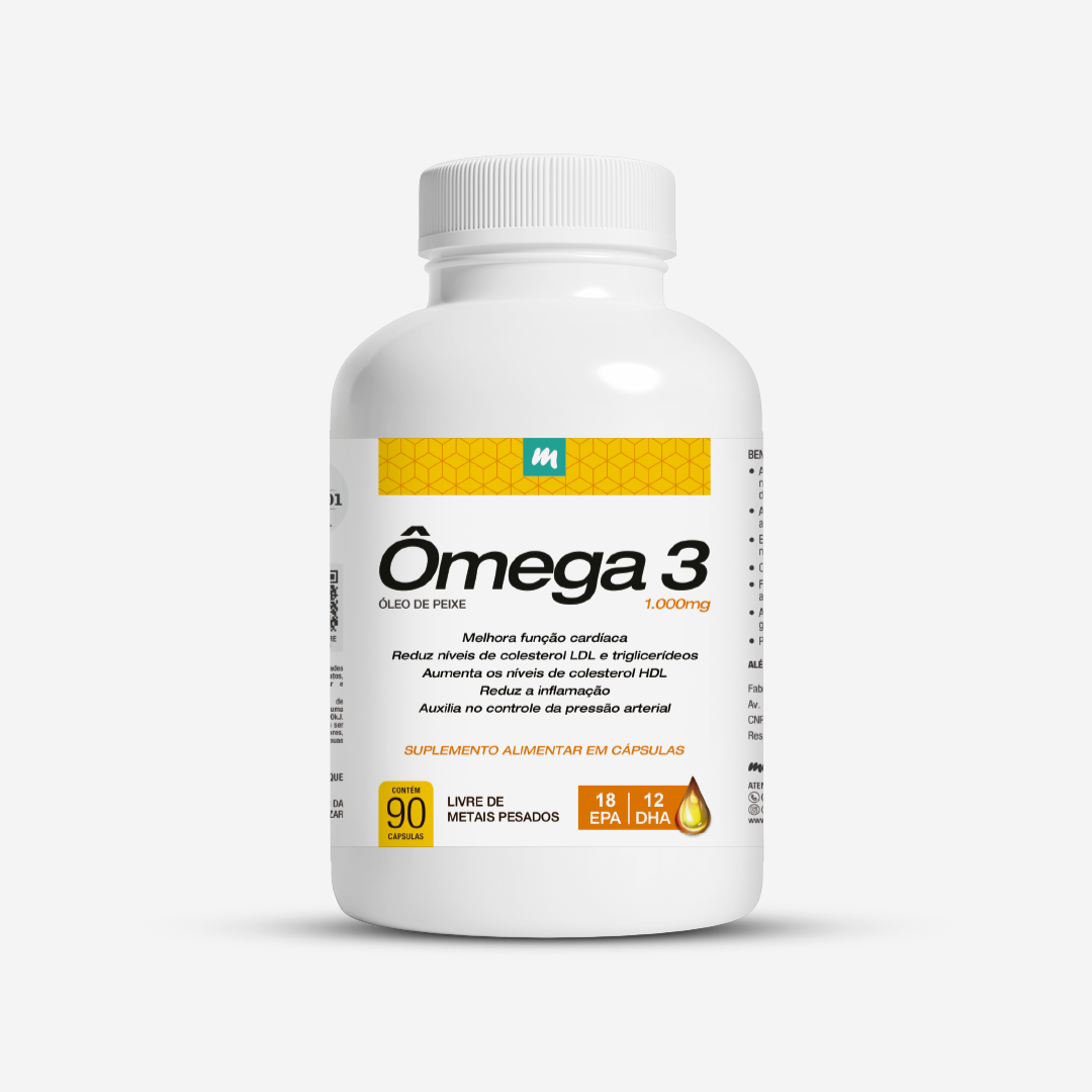 Ômega 3 18EPA 12DHA (1000mg) - 90 Cápsulas | Medfórmula