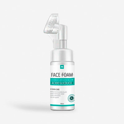 Face Foam: Espuma de Limpeza com Ácido Glicólico - 100ml | Medfórmula