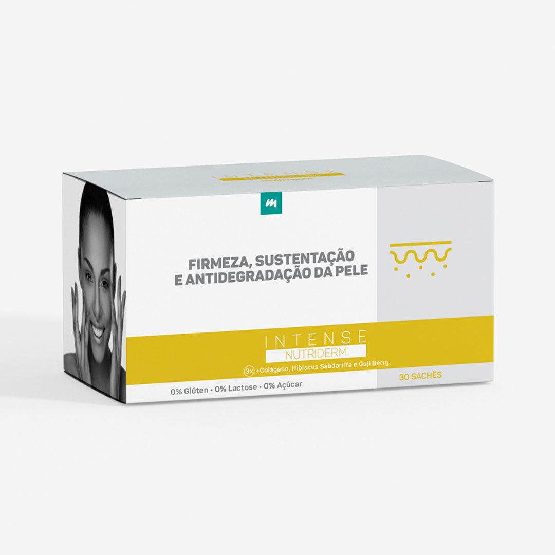 Nutriderm Intense: Colágeno Verisol + Vitamina C e Antioxidantes - 30 sachês| Medfórmula