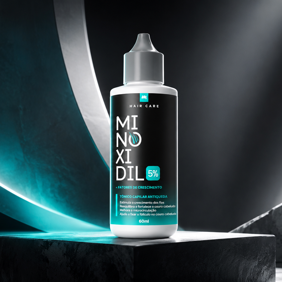 Minoxidil 5% | Tônico Antiqueda Capilar - 60ml - Medfórmula