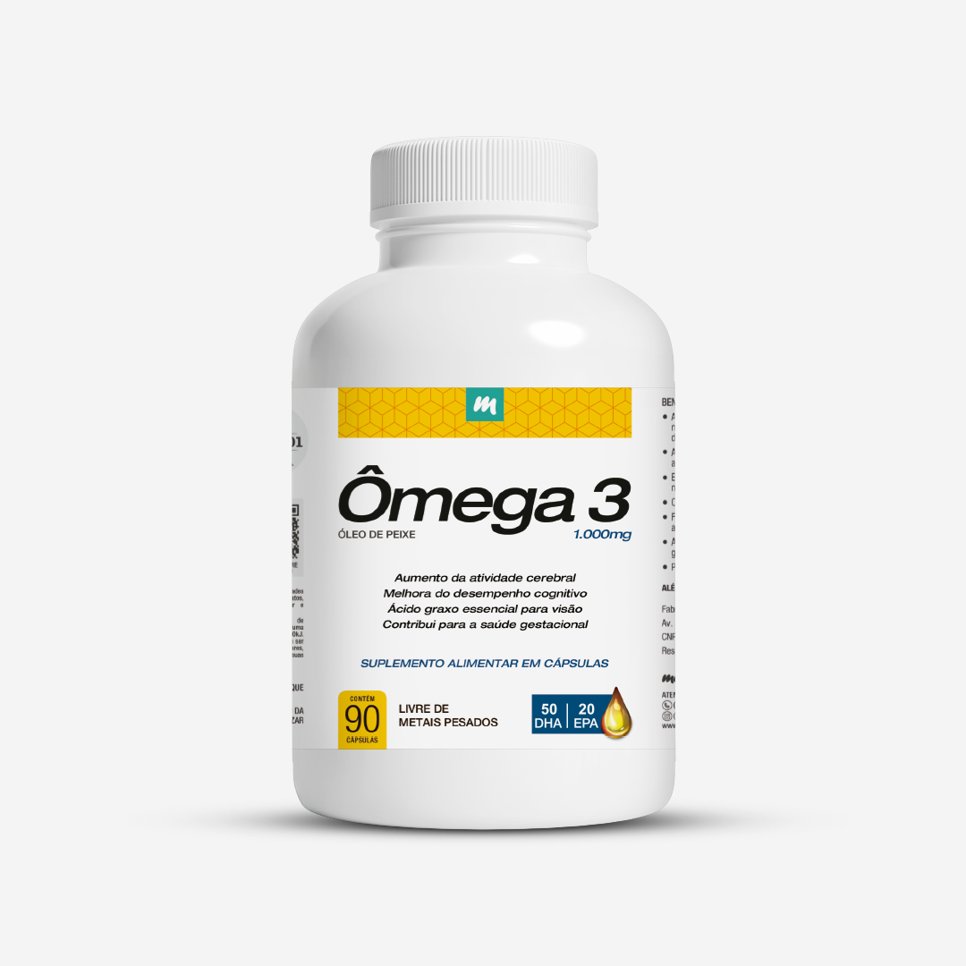 Ômega 3 50% DHA (1000mg) - 90 Cápsulas | Medfórmula