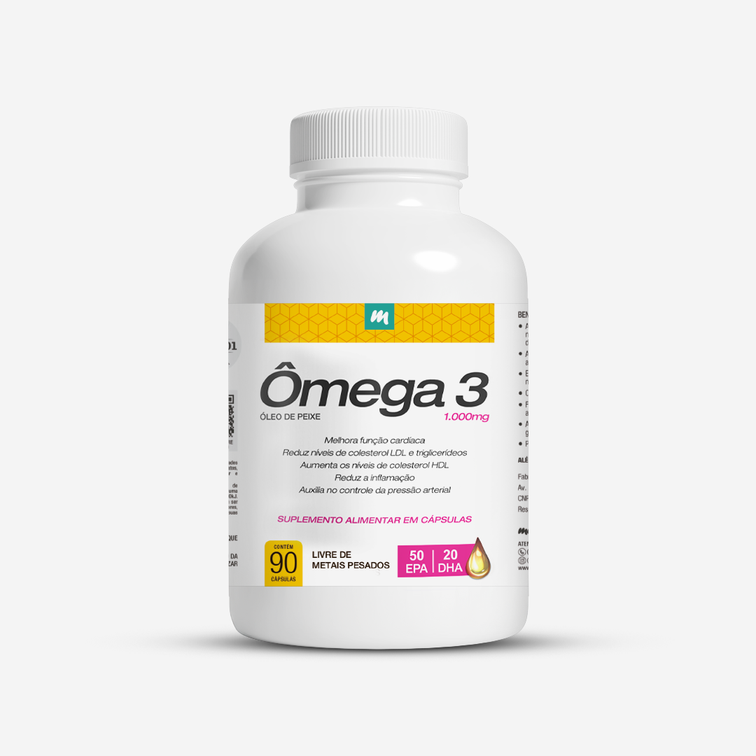 Ômega 3 - 50 EPA/20DHA (1000mg) -  90 Cápsulas | Medfórmula